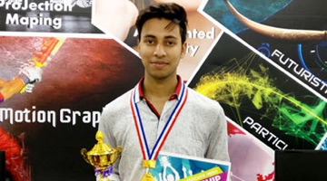 Arena student wins prestigious award at Adobe Certified Associate India Championship
